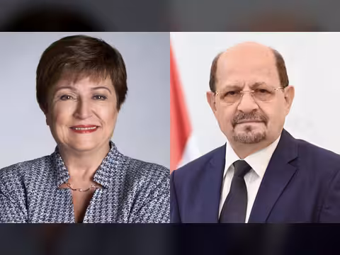 رئيس الوزراء وزير الخارجية يتلقى رسالة من مديرة عام صندوق النقد الدولي