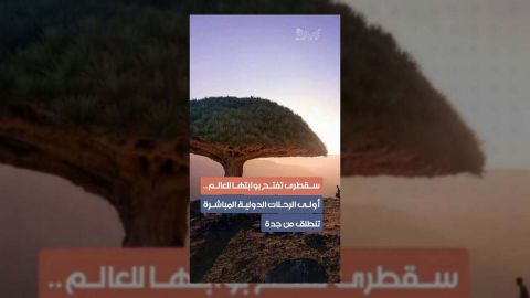 سقطرى تستقبل أول رحلة دولية مباشرة من جدة لتعزيز السياحة