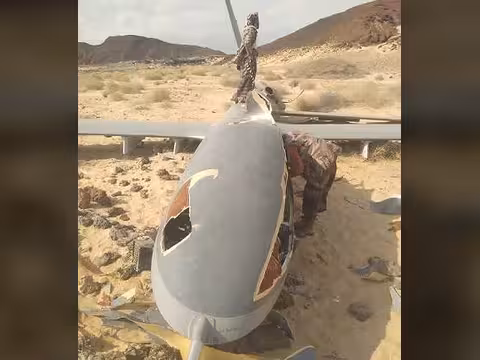 سقوط طائرة مُسيّرة كبيرة الحجم في جبال المراقشة دون وقوع أي أضرار